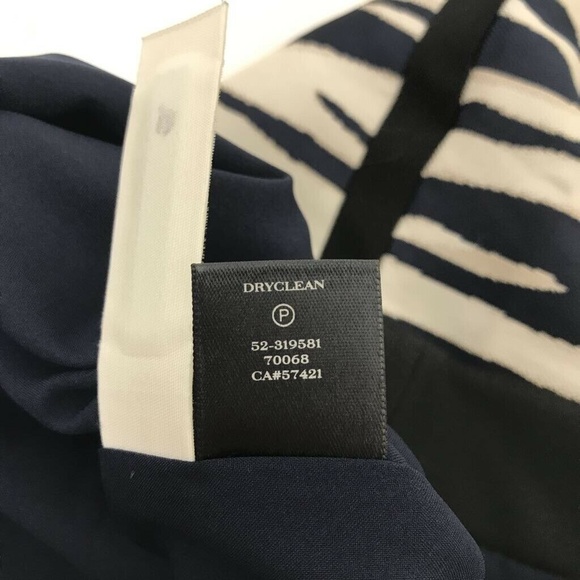 Ann Taylor Pencil Skirt White Zebra Print Sz 4 - Picture 7 of 8